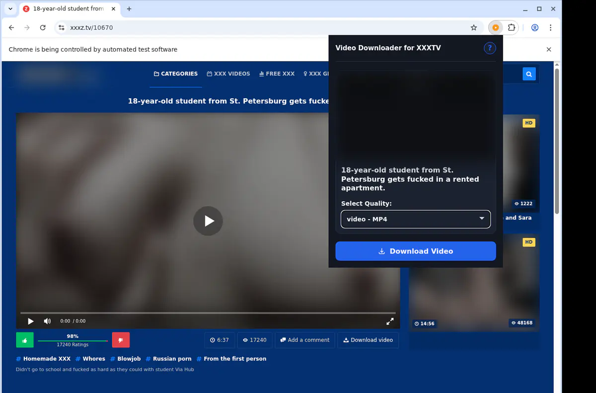 Xxxtv Video Downloader screenshot 3