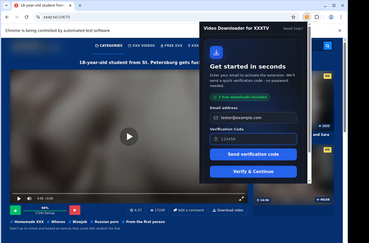 Xxxtv Video Downloader screenshot 4